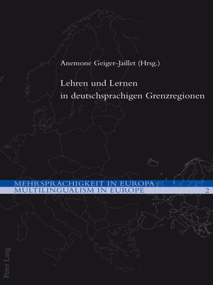 cover image of Lehren und Lernen in deutschsprachigen Grenzregionen